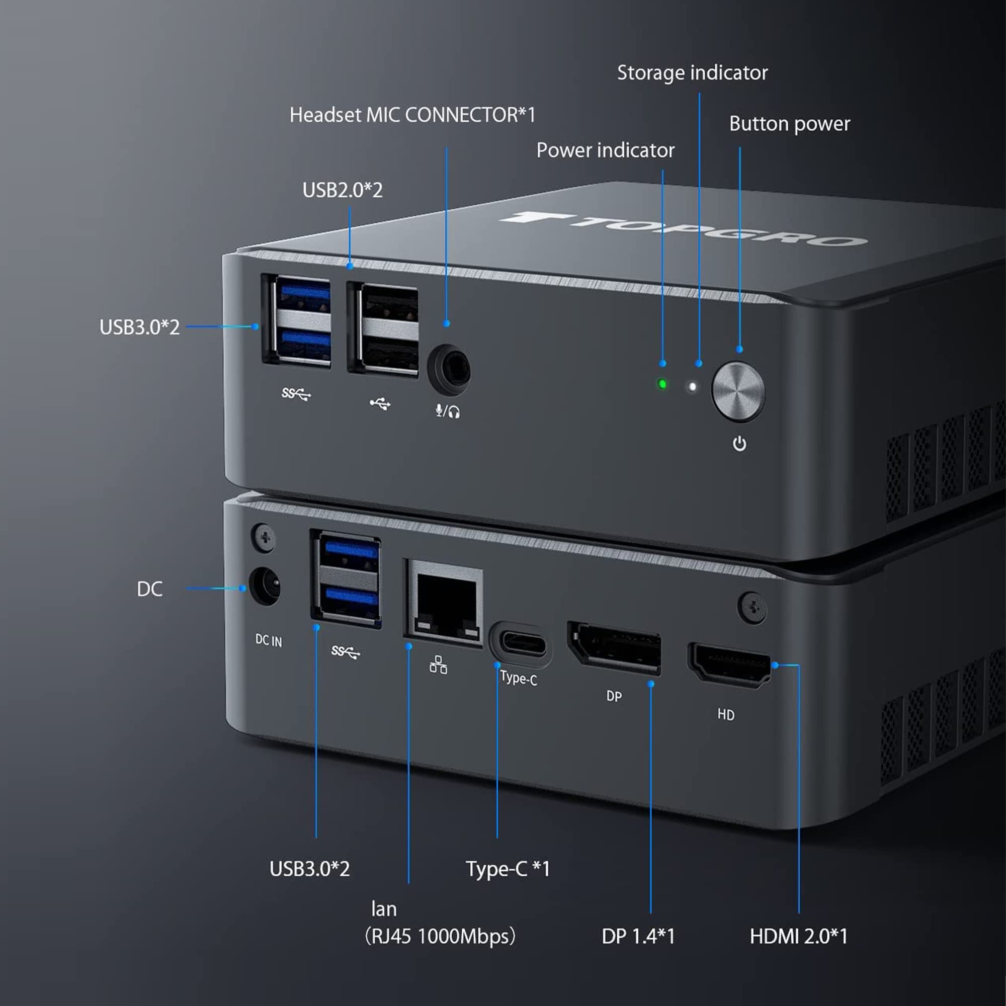 TOPGRO ミニPC K1 Core i5 1135G7 16GB 512GB 31b2g5CHZuL.jpg